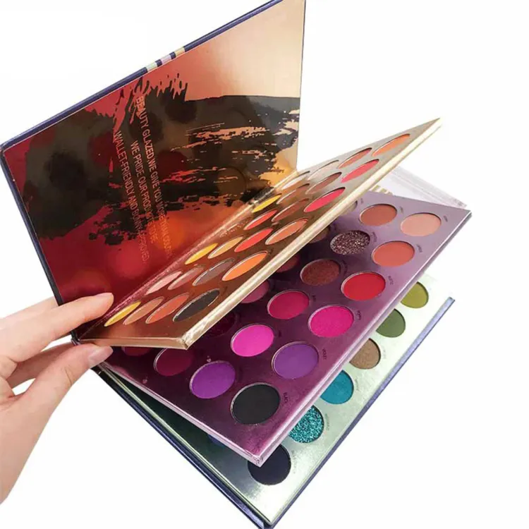 72 Color Book Pressed Powder Eyes