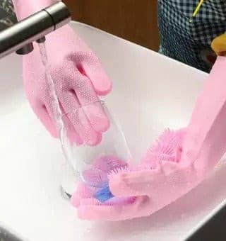 Silicone Washing Gloves