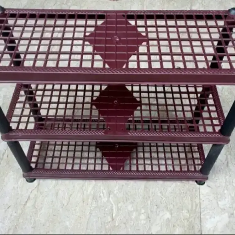Plastic shoe rack