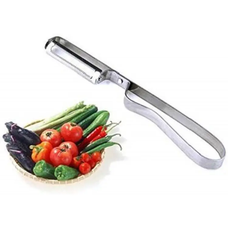 1pc Stainless Steel Vegetable Peeler Multifunction Kitchen Tool