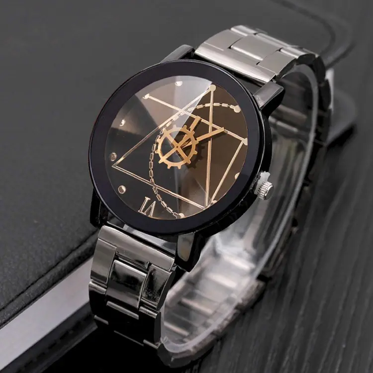 Black Steel Stylish Watch