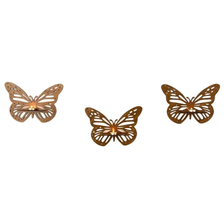 Dotz Butterfly Wall Shelf Elegant Wooden Decor for Stylish Wall