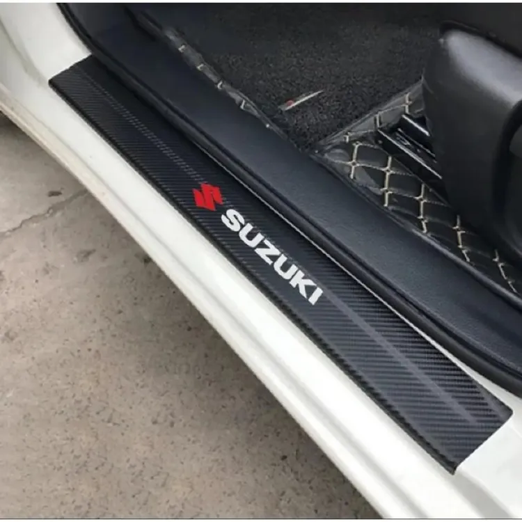 Enhance Your SUZUKI’s Aesthetics with Carbon Fiber Door Sill Protectors