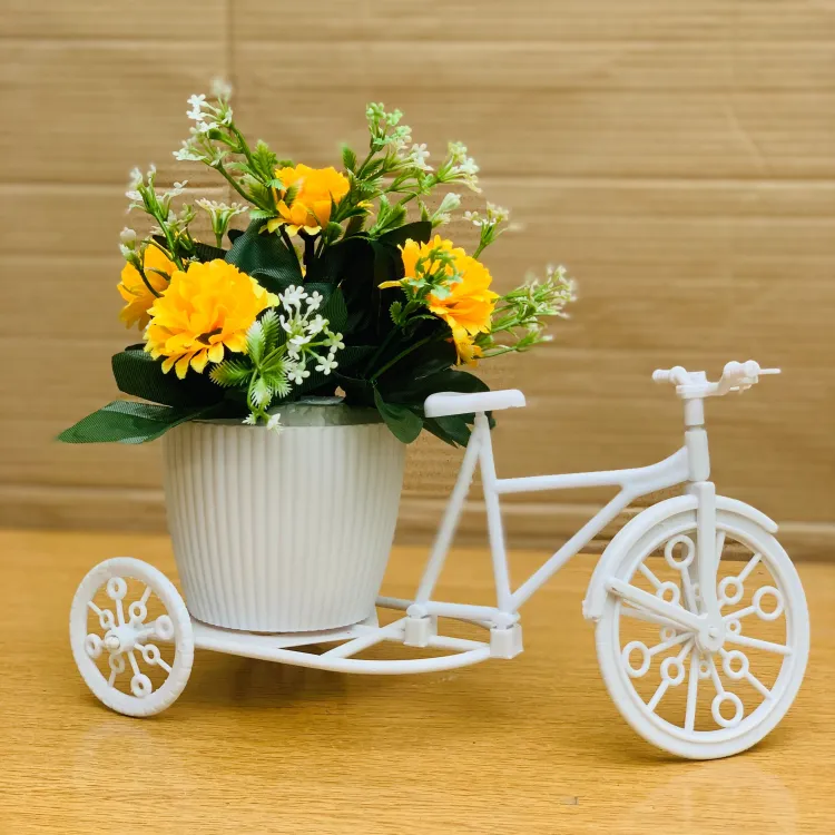 Unique Floral Cycle Decoration