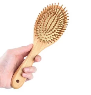 Hair Brush Wooden Bristle
