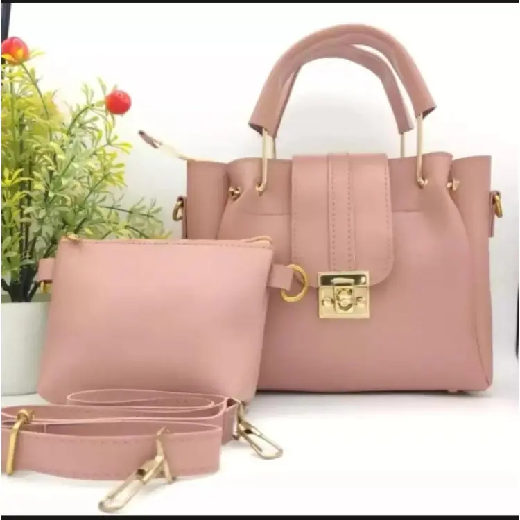 Stylish Lockable Handbag with Small Pouch New Arrival