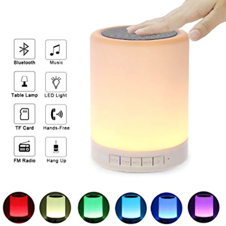 Wireless Bluetooth Touch Lamp Speaker for Android iOS and Windows