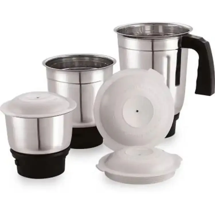 Steel Jar Set of 3 for Mixer Grinder Spare Parts