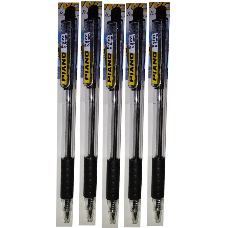Piano Point Needle Point Ball Pen 5 Pcs