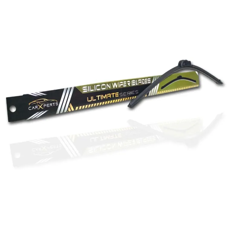 Premium Silicon Wiper Blades Graphite Coated Rubber Non Cracking & Flexible Boneless Wipers
