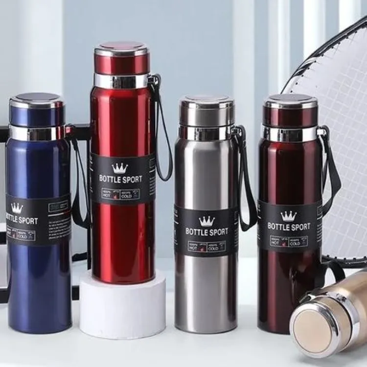 Thermos Water Bottles for Kids and Gym Enthusiasts 800 ml and 1000 ml Sizes Available
