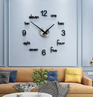 Wooden wall clock