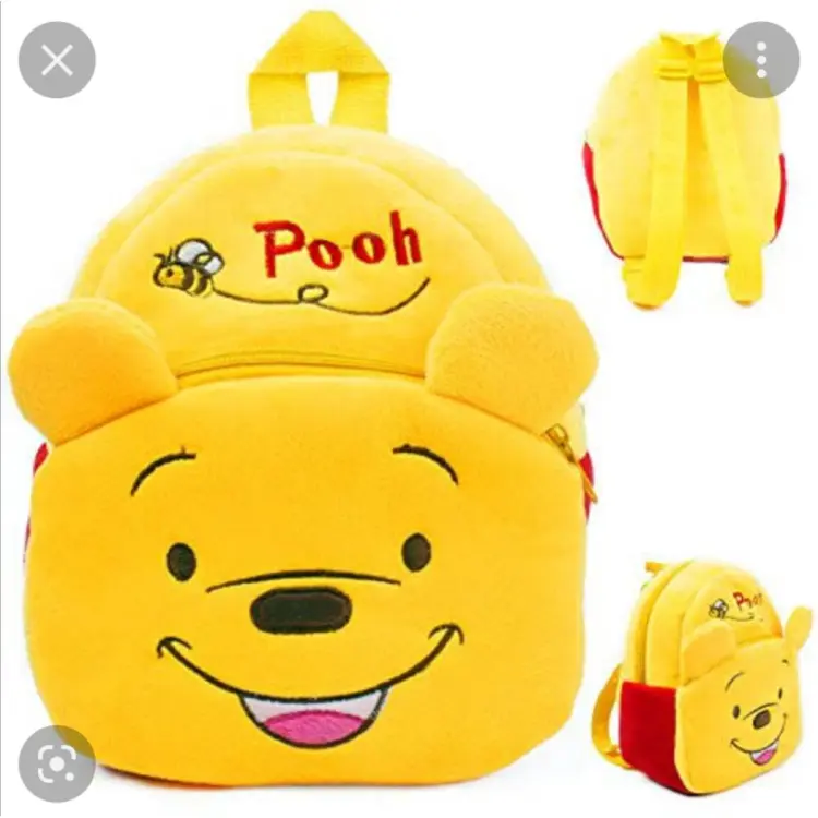 Kids 10 Pooh Character Backpack Stylish and Functional