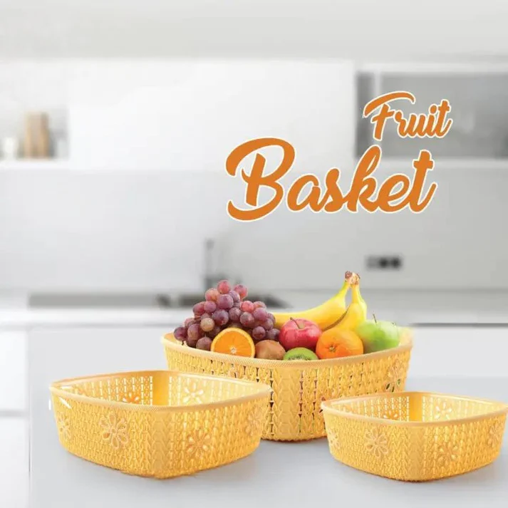 fruit Basket Crafted from Durable Plastic