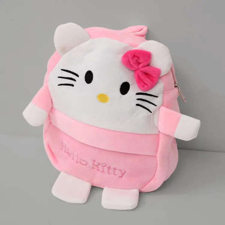 kitty Stuffed Bag for Girls School Bag Gift for Kids