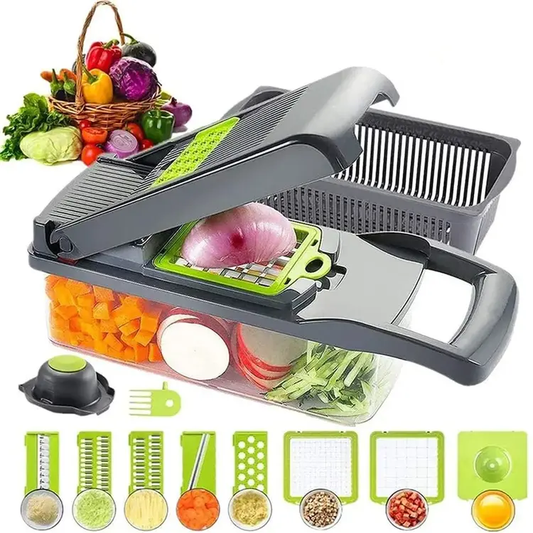 vegetable chopper cutter 8 blades slicer Cutter