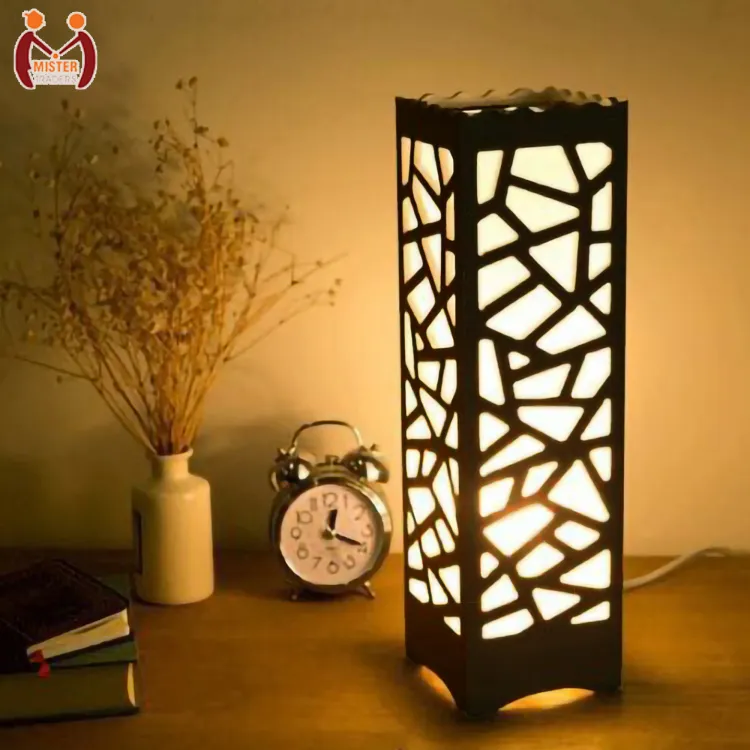 Mister Traders 3D Wooden Lamp Collection Stylish Room and Office Decor