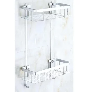 Aluminum Double Shelf Rack