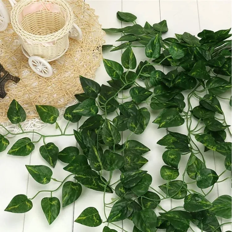 2.3m Artificial Green Ivy Vine for Wedding and Home Decor