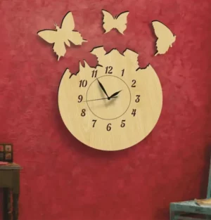 Butterflies Wall Clock