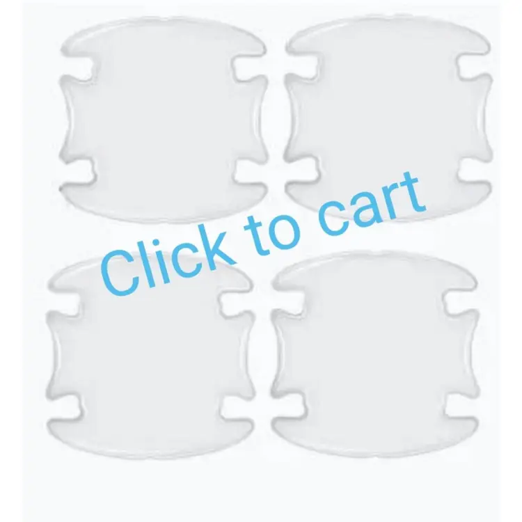 Car Door Handle Scratch Protector Transparent Color