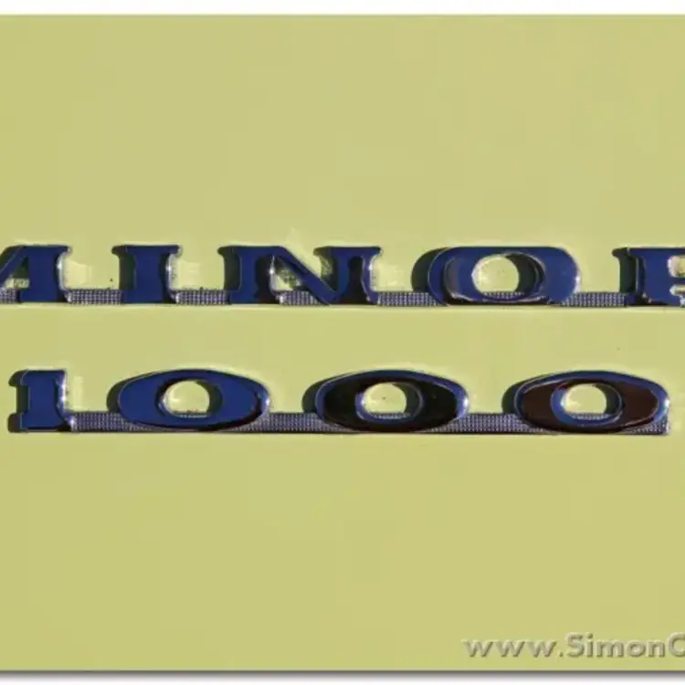 Morris Minor 1000 Iconic Car Logo