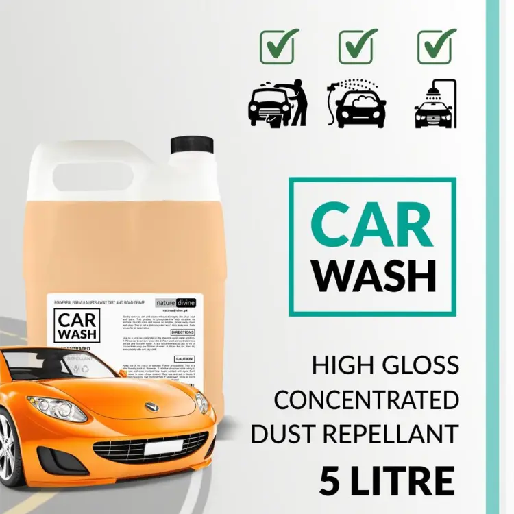 Nature Divine Concentrated Car Wash Shampoo 5L 5000 ml