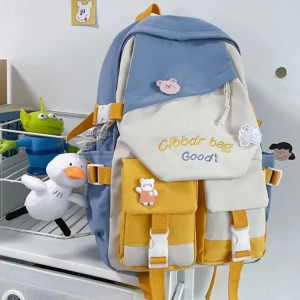 Cute Canvas School Bag