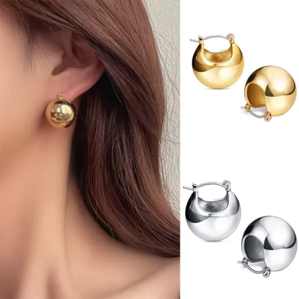 Earrings Golden Silver