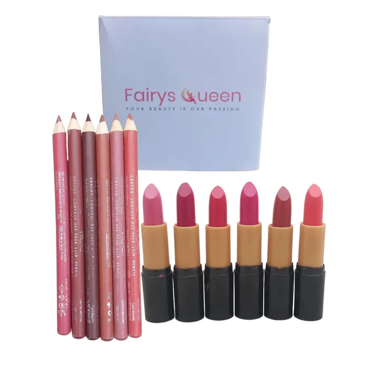 6 Piece Lip And Eye Pencil Pack of 6 Piece Matte Lipsticks Deal