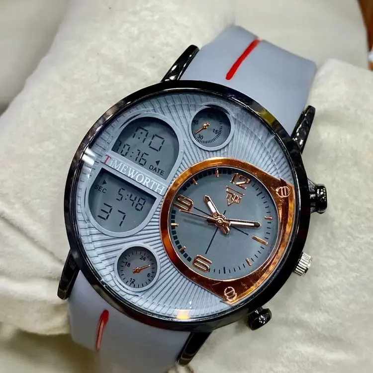 Fashion Mens Watches Luxury Black Stainless Steel Wristwatch