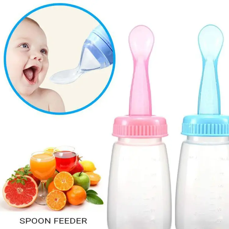 Newborn Feeder Soft Spoon for Squeeze Feeding 180ml