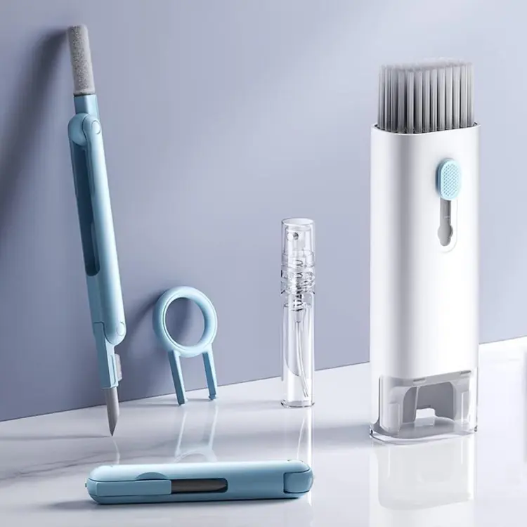 7 in 1 Computer Keyboard Cleaner Brush Kit Earphone Cleaning Pen For Headset Keyboard Cleaning Tools