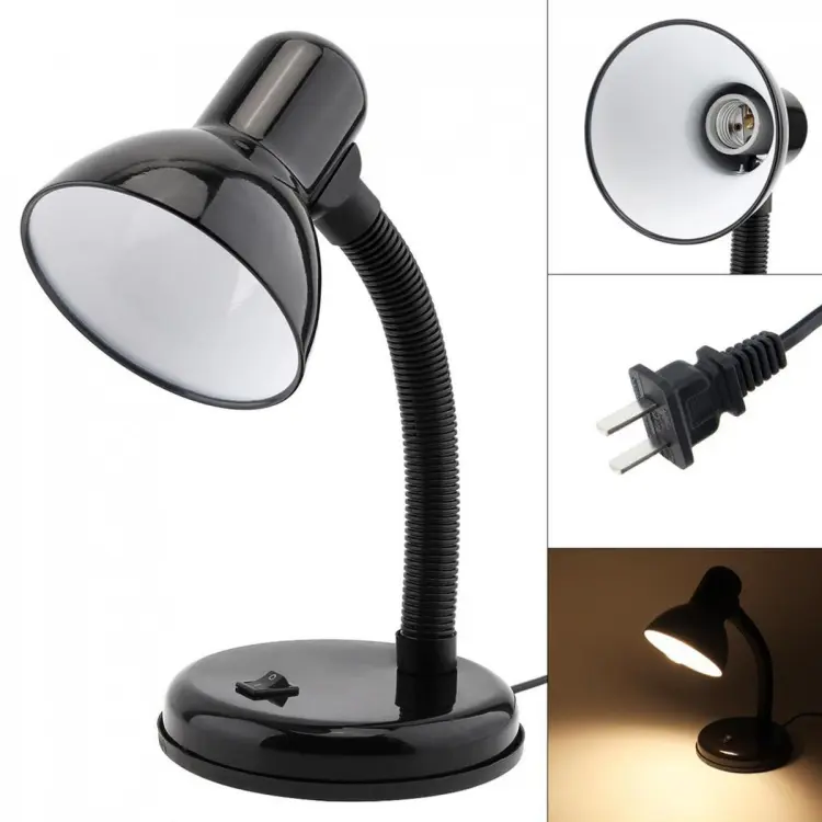 New Designs LD1003 BLK Metal Desk Lamp