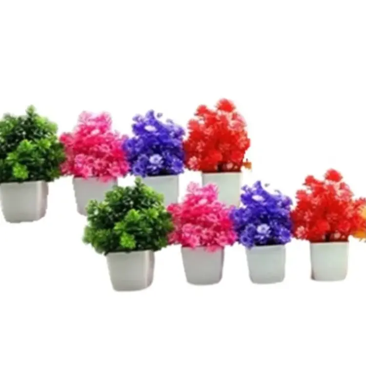 Pack of 8 Mini Plant Artificial Decoration Piece
