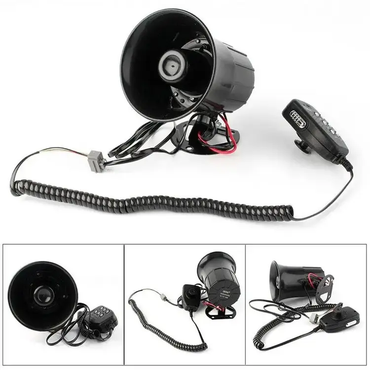 Motorcycle Siren Horn for Cars and Bikes