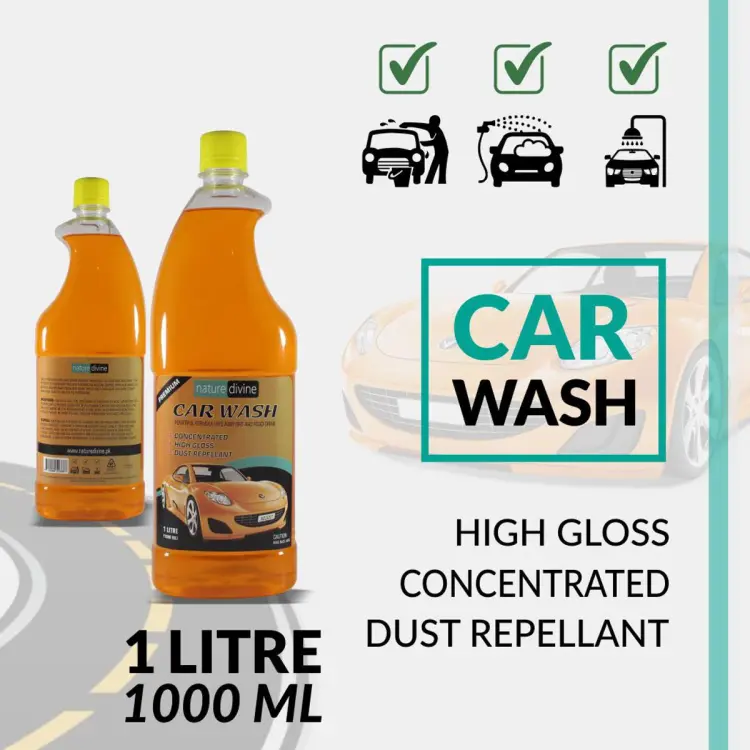 Nature Divine Concentrated Car Wash Shampoo  1L 1000ml