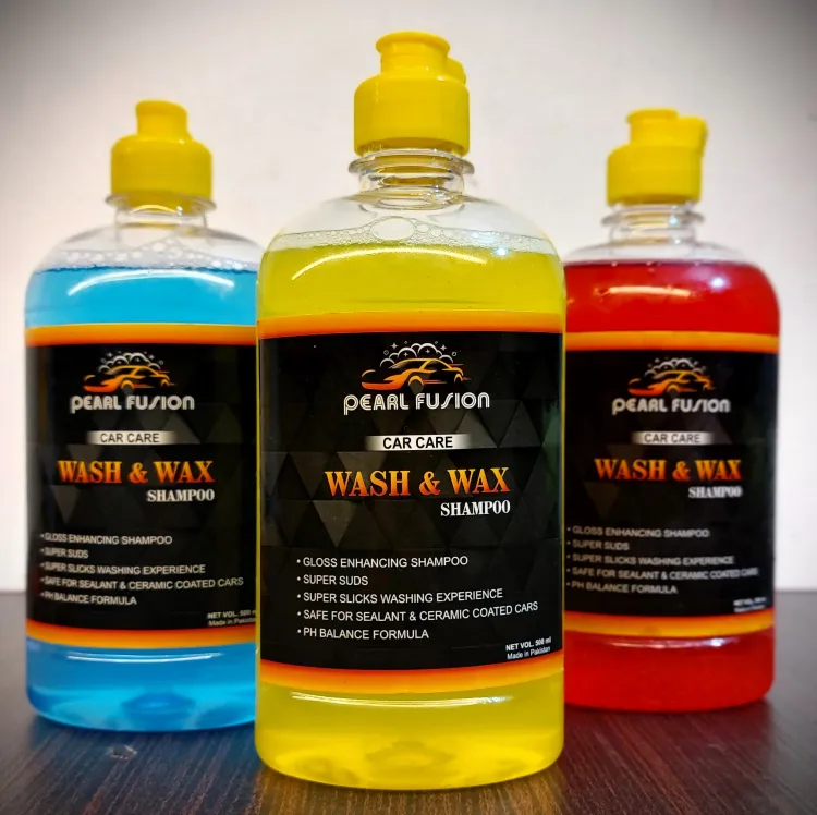 Pearl Fusion Car Wash Wax Shampoo