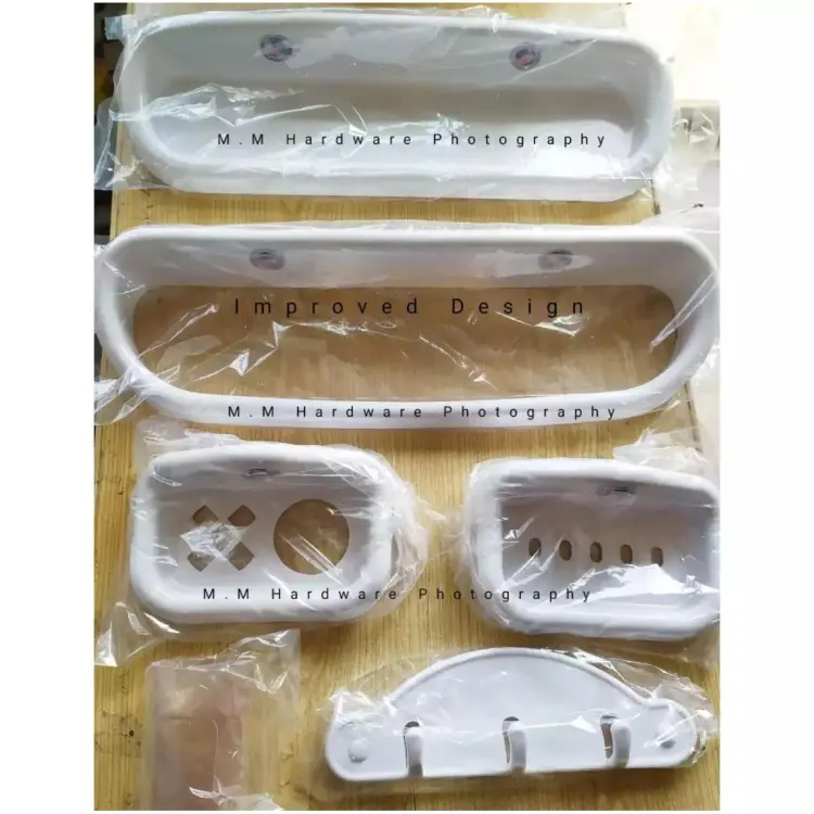 Plastic Bathroom Accessories Set Of 5