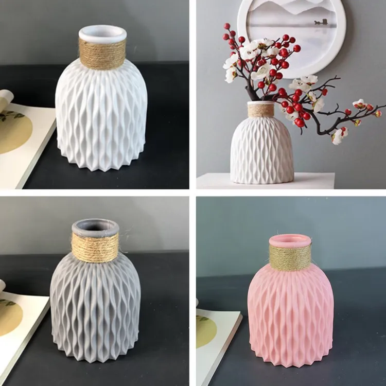 Plastic Vases for Home Wedding Modern Decorations