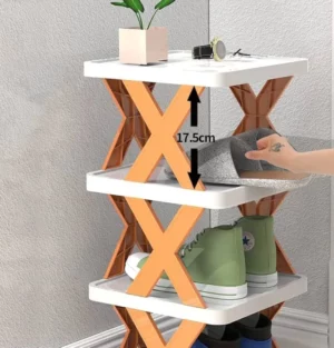 4 Layer Vertical Shoe Storage Rack