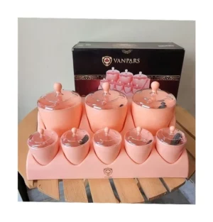 Spice Up Your Kitchen with a 8 Piece Stand in 4 Colors