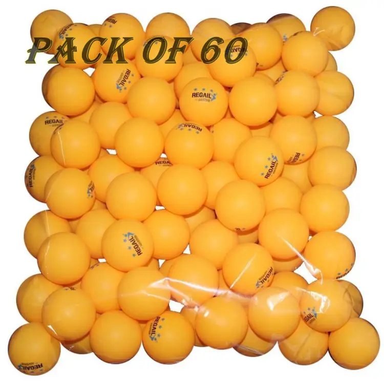 60 Pack Plastic Table Tennis Training Balls