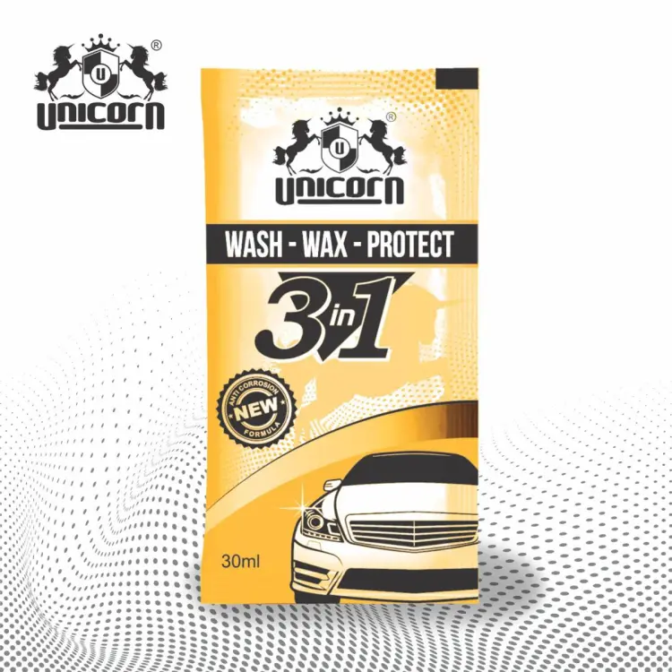 UNICORN CAR WASH SHAMPOO 3 in 1 Foumula SACHET 30ml
