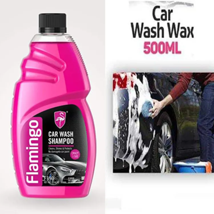 Ultimate Cleaning Solution Flamingo Ultra Shine Car Bike Wash Shampoo 500 ML