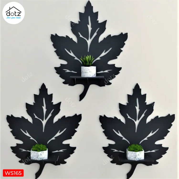 Dotz Brand Leaf Wall Shelf and Other Wall Decoration Items