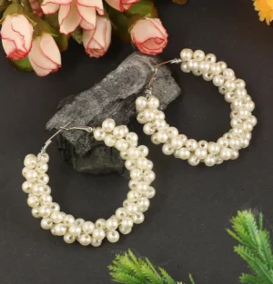 White Earing For Girls