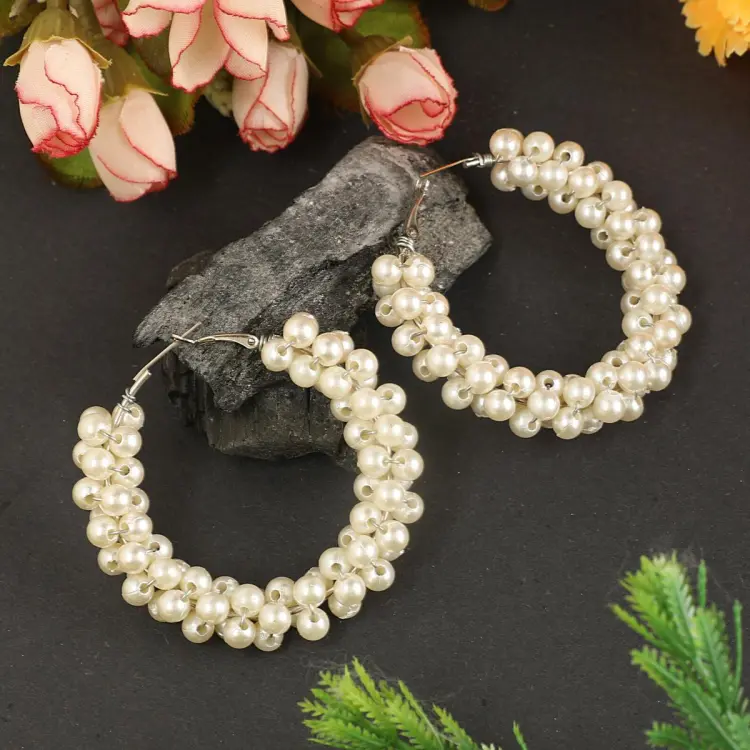 White Earing For Girls