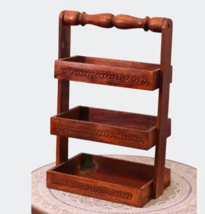 Wooden Carving Spoon Rack Stand