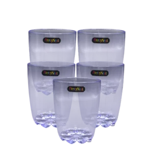 Crystal Plastic Glass Set